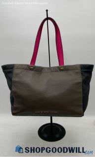 Authentic Marc Jacobs What The T Black Pebble Leather Tote Bag Handbag/Purse