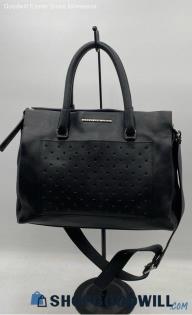 Authentic Marc Jacobs Jina Black Leather Satchel/Top Handle Bag Handbag/Purse