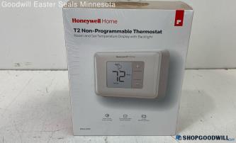 Honeywell Home T2 Non Programmable Thermostat Set Temperature With Backlight