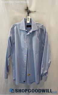 Robert Talbott Men's Powder Blue Poplin Dress Shirt - Sz 16.5