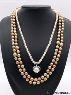 .925 Findings on Cultured Pearl Necklaces