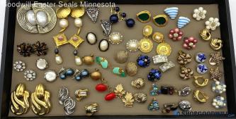 Vintage Collection of Clip-On and Screw-Back Earrings