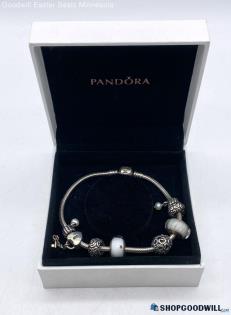 .925 PANDORA Bracelet & Charms - IOB 37.58g