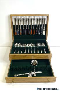 15LBS Lot Community Oneida Flatware W/ Case