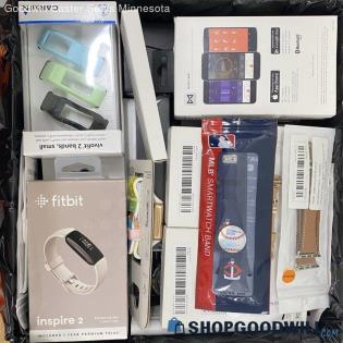 Large Lot of Boxed Fitbits, Fitness Trackers & Bands 10.8lbs