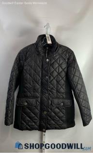 London Fog Women's Black Lightweight Quilted Puffer Jacket - Sz S