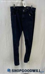 Zara Women's Dark Wash Blue Skinny Jeans - Sz 32