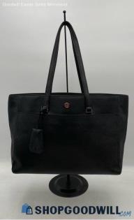 Authentic Tory Burch Black Saffiano Leather Tote Bag Handbag/Purse