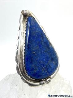 .925 Signed E+C FIERRO Lapis Lazuli Pendant 22.31g