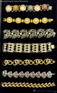 Vintage/Vintage Inspired Costume Jewelry Bracelet Assortment (7)