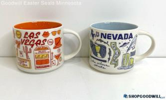 Starbucks Been There Series Las Vegas & Nevada Collectible Coffee Mugs