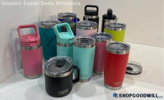 12pc Yeti Rambler Insulated Tumbler Cups Mugs Travel Hiking +