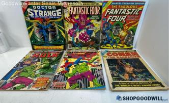 6 Asstd. Vintage Marvel Treasury Edition Large Format Comics 1970's 1980's