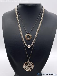 .925 SILPADA Necklaces (3) 20.79g