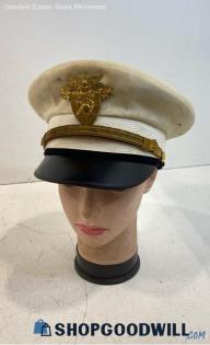 White Vintage US Military Academy West Point Uniform Hat