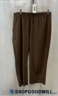 Chico's Additions Brown Straight Cropped Ankle Pants - Sz 1