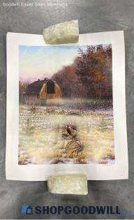 "Ringnecks & Wagonwheels" Rick Kelly Signed BSA 115/200 Wildlife Barn Farm Print