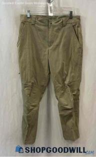 Columbia Men's Beige Reinforced Knee Slim Straight Tech Pants - Sz 34