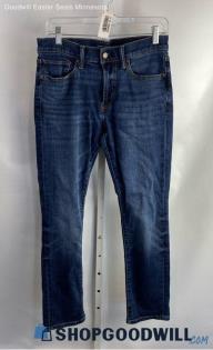 Lucky Brand Men's Dark Blue Straight Leg Jeans - Sz 29x30