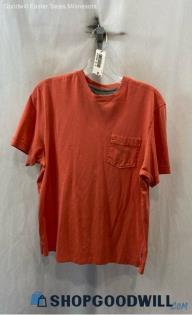 Tommy Bahama Men's Salmon Pink T-Shirt - Sz S