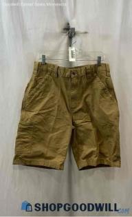 Carhartt Men's Beige Twill Carpenter Bermuda Cargo Shorts - Sz 34