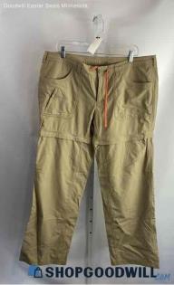 NWT The North Face Women's Tan Ripstop Convertible Straight Tech Pants - Sz 16