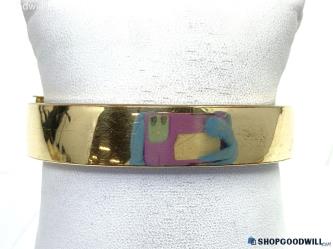 Gold-Filled Vintage Hinged Bracelet Signed WINARD 23.64g