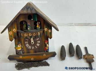 Black Forest Cuckoo Cuck Wooden Vintage Collectable