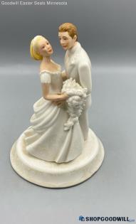 Lenox Wedding Promises Opal Innocence's Couple Figurine Cake Topper Home Decor