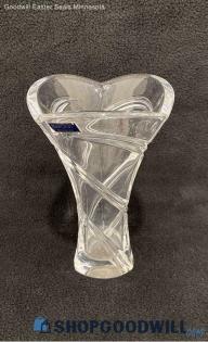 Marquis Waterford Crystal Glass Trillium Flower Vase Home Decor