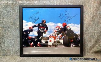 Rick Mears & Other '92 Indy 500 Marlboro Alleged Autograph Race Sports Car Photo