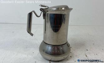 Nanni P & B 18/10 Stainless Steel Coffee Pot Maker