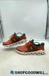 On Men's Cloudswist Rust Rock Orange Mesh Running Shoes Sz 9