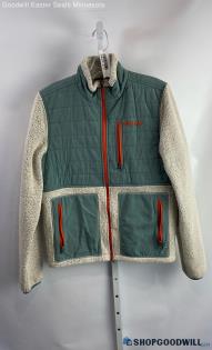 Marmot Men's Green/Gray Fleece Jacket - Sz S