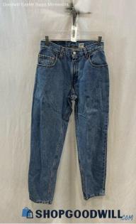 Levi's Men's Blue Medium Washed 560 Loose Fit Tapered Ankle Jeans - Sz 28x30