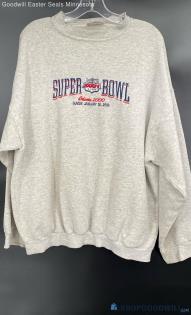 Super Bowl #34 Grey Sweatshirt by Logo Athletic - Sz XXL