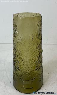 Olive Green Glass Vase Flower Bouquet Design