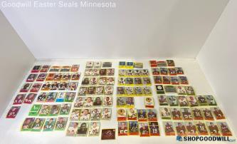 1lb Mixed Philadelphia Gum Football Cards Vtg 1960s w/Scratch-Off Trivia Backs