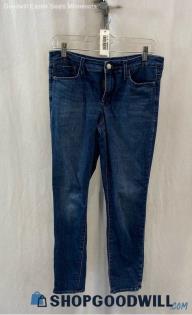 Athleta Women's Blue Mid-Rise Skinny Jeans - Sz 6