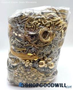 Gold-Tone and Silver-Tone Costume Jewelry Collection 10.2 lbs