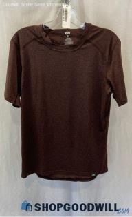 REI Men's Brown Heather Active T-Shirt - Sz M