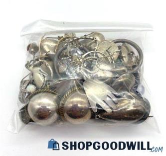 .925 Wearable Silver Earring Collection 128.87 grams