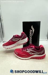 Saucony Women's Ride 9 Berry Pink Mesh Running Shoes Sz 7.5