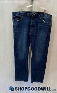 Lucky Brand Men's Dark Blue Washed Straight Jeans - Sz 38x30