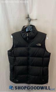 The North Face Women's Black Lightweight Full Zip Quilted Puffer Vest - Sz M