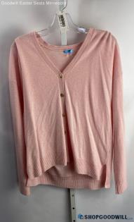 J. McLaughlin Women's Blush Pink Button Up Cardigan - Sz M