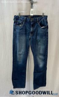 Lucky Brand Men's Weathered Blue Relaxed Straight Jeans - Sz 32x32