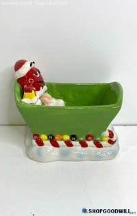 Department 56 M&M's Sleigh Candy Dish IOB