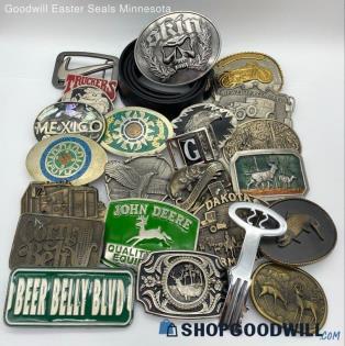 Belt Buckles with Size 36 Leather Belt