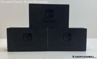 3 Nintendo Switch Dock HAC-007 Accessories LOT